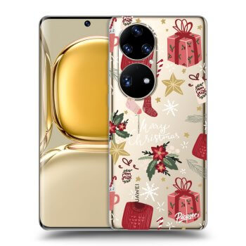 Picasee átlátszó szilikon tok az alábbi mobiltelefonokra Huawei P50 - Christmas