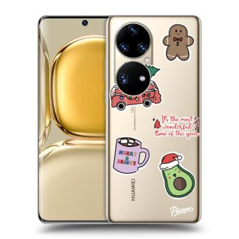 Picasee átlátszó szilikon tok az alábbi mobiltelefonokra Huawei P50 - Christmas Stickers