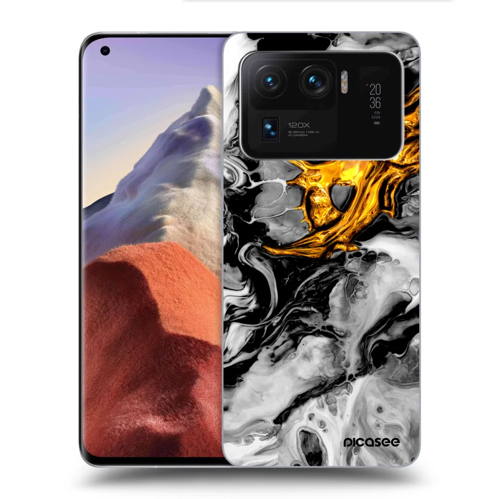 Picasee ULTIMATE CASE Xiaomi Mi 11 Ultra - készülékre - Black Gold 2