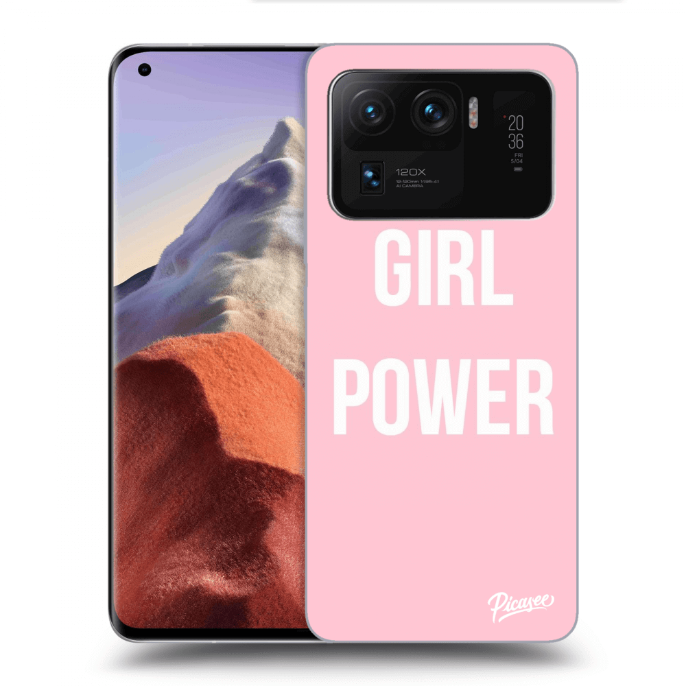 Picasee átlátszó szilikon tok az alábbi mobiltelefonokra Xiaomi Mi 11 Ultra - Girl power