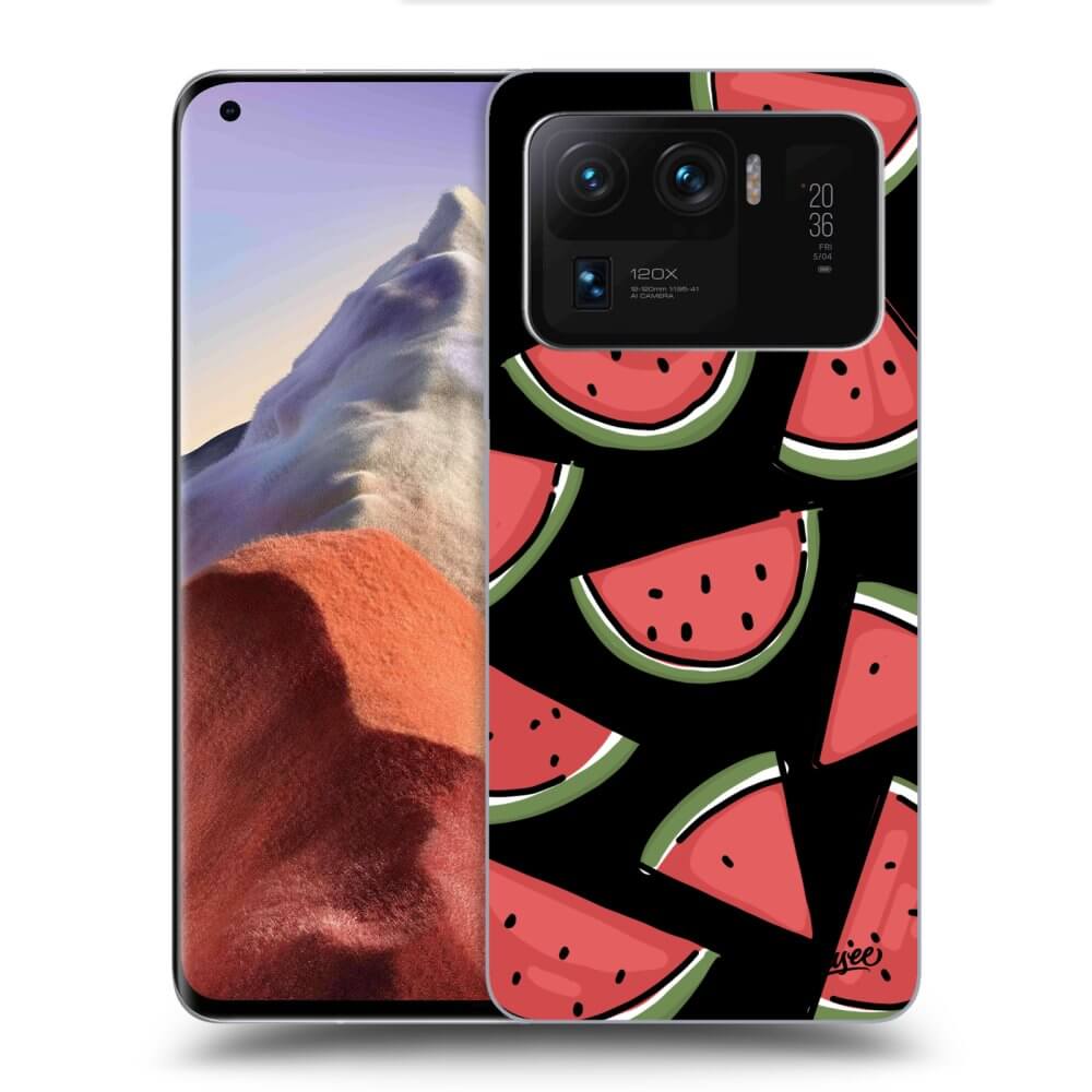 Picasee fekete szilikon tok az alábbi mobiltelefonokra Xiaomi Mi 11 Ultra - Melone
