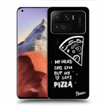 Picasee átlátszó szilikon tok az alábbi mobiltelefonokra Xiaomi Mi 11 Ultra - Pizza