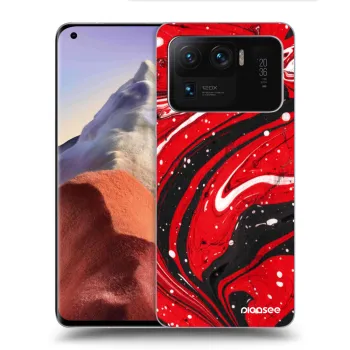 Szilikon tok erre a típusra Xiaomi Mi 11 Ultra - Red black