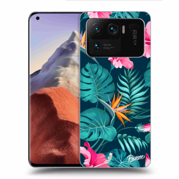 Szilikon tok erre a típusra Xiaomi Mi 11 Ultra - Pink Monstera