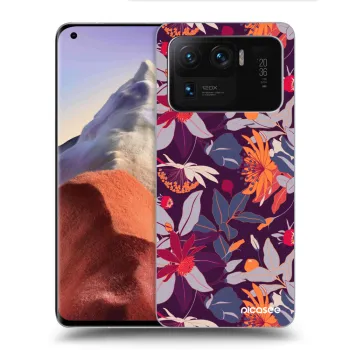 Szilikon tok erre a típusra Xiaomi Mi 11 Ultra - Purple Leaf