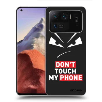 Picasee fekete szilikon tok az alábbi mobiltelefonokra Xiaomi Mi 11 Ultra - Evil Eye - Transparent