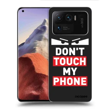 Picasee fekete szilikon tok az alábbi mobiltelefonokra Xiaomi Mi 11 Ultra - Shadow Eye - Transparent