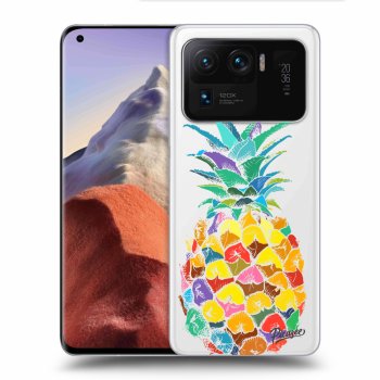 Picasee átlátszó szilikon tok az alábbi mobiltelefonokra Xiaomi Mi 11 Ultra - Pineapple