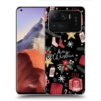 Picasee fekete szilikon tok az alábbi mobiltelefonokra Xiaomi Mi 11 Ultra - Christmas