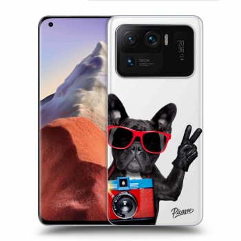 Picasee átlátszó szilikon tok az alábbi mobiltelefonokra Xiaomi Mi 11 Ultra - French Bulldog