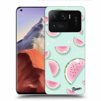 Picasee fekete szilikon tok az alábbi mobiltelefonokra Xiaomi Mi 11 Ultra - Watermelon 2