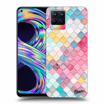 Szilikon tok erre a típusra Realme 8 4G - Colorful roof