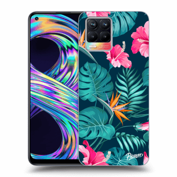 Szilikon tok erre a típusra Realme 8 4G - Pink Monstera