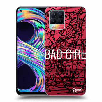 Picasee fekete szilikon tok az alábbi mobiltelefonokra Realme 8 4G - Bad girl