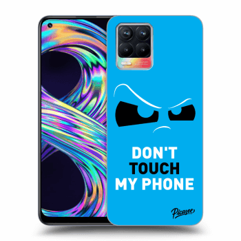 Szilikon tok erre a típusra Realme 8 4G - Cloudy Eye - Blue