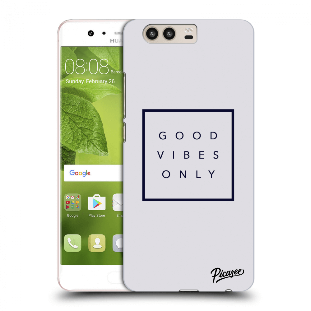 Picasee átlátszó szilikon tok az alábbi mobiltelefonokra Huawei P10 - Good vibes only