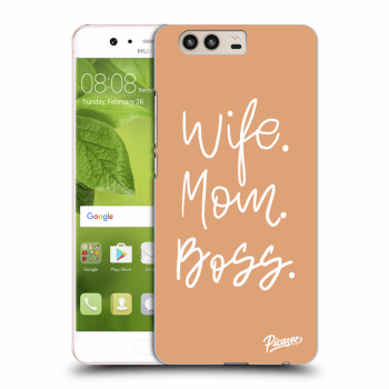 Picasee átlátszó szilikon tok az alábbi mobiltelefonokra Huawei P10 - Boss Mama