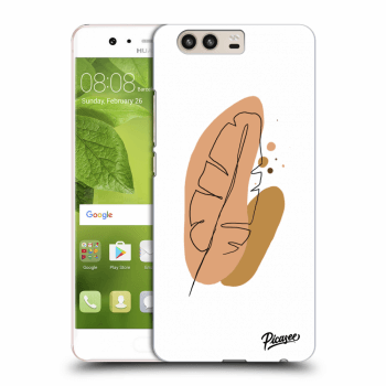 Picasee átlátszó szilikon tok az alábbi mobiltelefonokra Huawei P10 - Feather brown