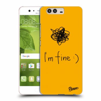 Picasee átlátszó szilikon tok az alábbi mobiltelefonokra Huawei P10 - I am fine