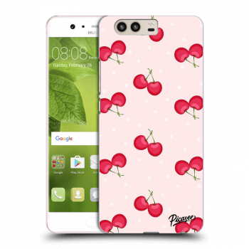 Picasee átlátszó szilikon tok az alábbi mobiltelefonokra Huawei P10 - Cherries