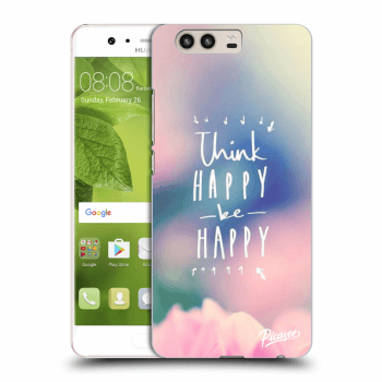 Picasee átlátszó szilikon tok az alábbi mobiltelefonokra Huawei P10 - Think happy be happy