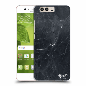 Picasee átlátszó szilikon tok az alábbi mobiltelefonokra Huawei P10 - Black marble