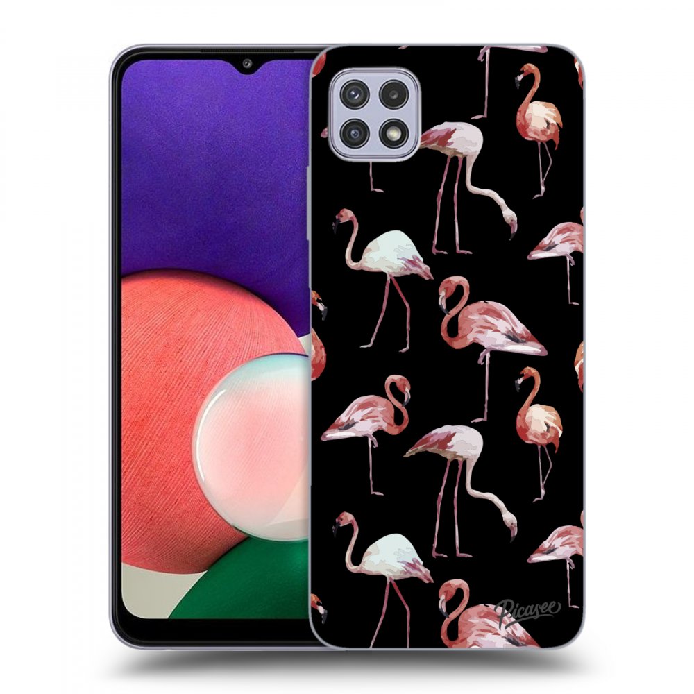 Picasee ULTIMATE CASE Samsung Galaxy A22 A226B 5G - készülékre - Flamingos