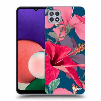 Szilikon tok erre a típusra Samsung Galaxy A22 5G A226B - Hibiscus