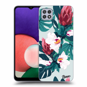 Szilikon tok erre a típusra Samsung Galaxy A22 5G A226B - Rhododendron