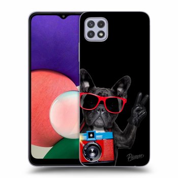 Szilikon tok erre a típusra Samsung Galaxy A22 5G A226B - French Bulldog