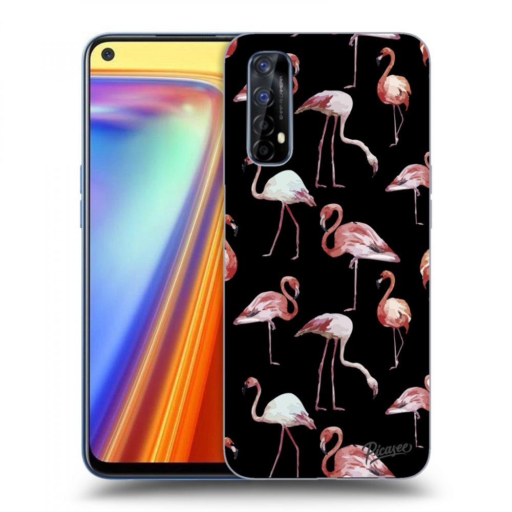 Picasee ULTIMATE CASE Realme 7 - készülékre - Flamingos