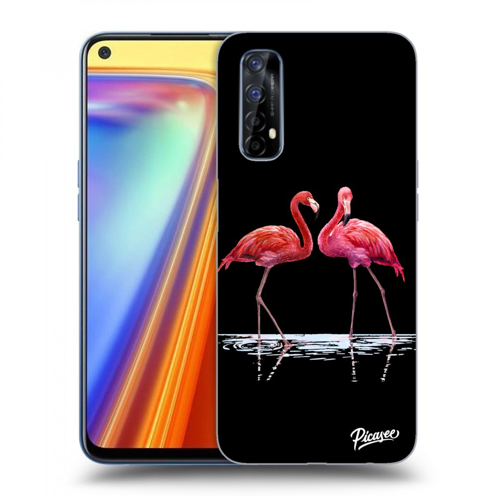 Picasee ULTIMATE CASE Realme 7 - készülékre - Flamingos couple