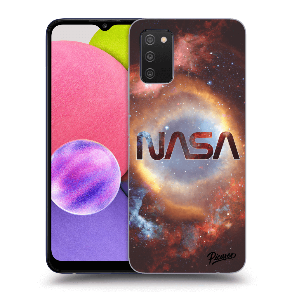 Picasee átlátszó szilikon tok az alábbi mobiltelefonokra Samsung Galaxy A02s A025G - Nebula