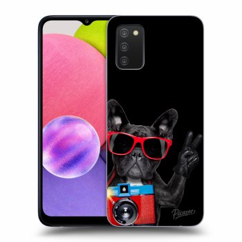 Szilikon tok erre a típusra Samsung Galaxy A02s A025G - French Bulldog