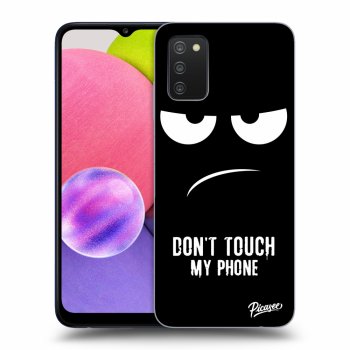 Picasee ULTIMATE CASE Samsung Galaxy A02s A025G - készülékre - Don't Touch My Phone