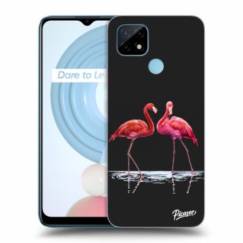 Tok az alábbi mobiltelefonokra Realme C21 - Flamingos couple