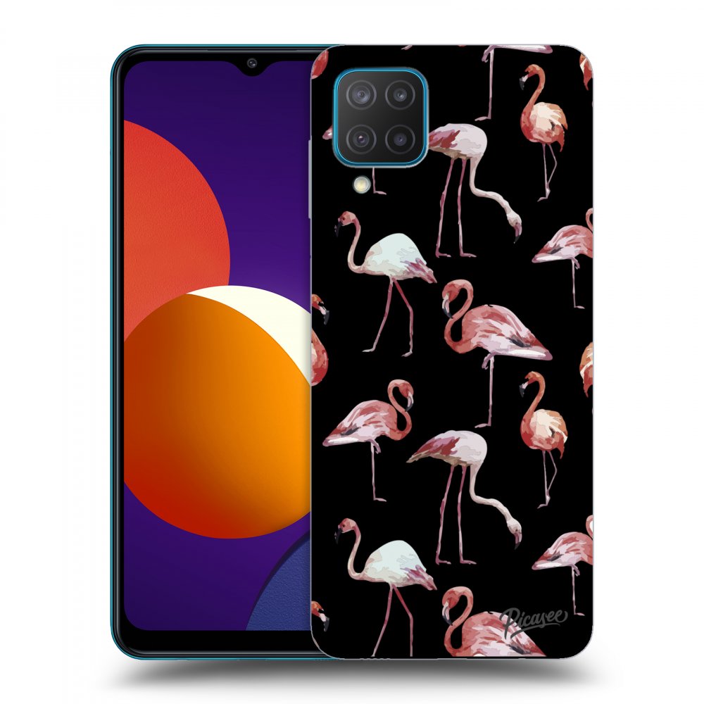 Picasee ULTIMATE CASE Samsung Galaxy M12 M127F - készülékre - Flamingos