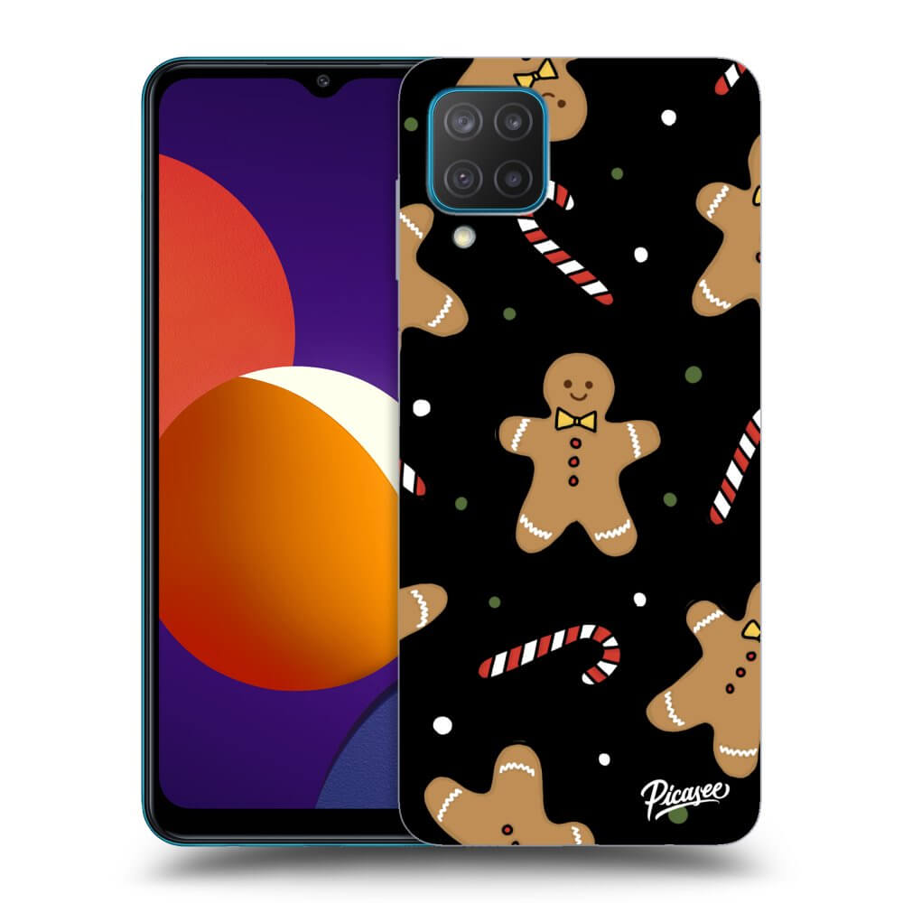 Picasee fekete szilikon tok az alábbi mobiltelefonokra Samsung Galaxy M12 M127F - Gingerbread
