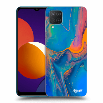 Szilikon tok erre a típusra Samsung Galaxy M12 M127F - Rainbow