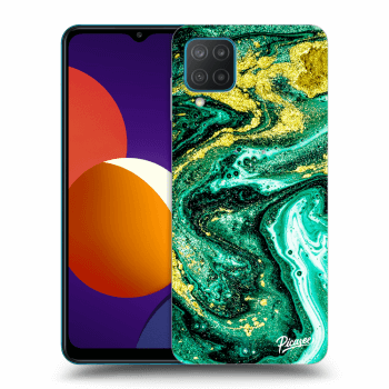 Szilikon tok erre a típusra Samsung Galaxy M12 M127F - Green Gold