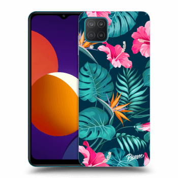 Szilikon tok erre a típusra Samsung Galaxy M12 M127F - Pink Monstera