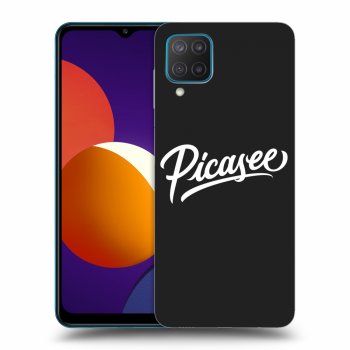 Picasee fekete szilikon tok az alábbi mobiltelefonokra Samsung Galaxy M12 M127F - Picasee - White