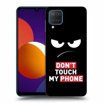 Szilikon tok erre a típusra Samsung Galaxy M12 M127F - Angry Eyes - Transparent