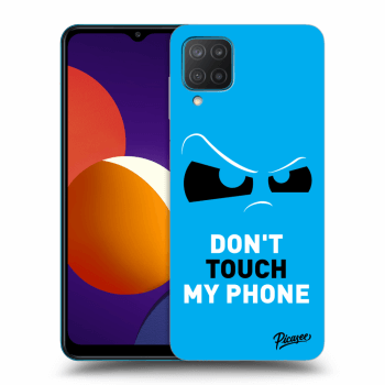 Szilikon tok erre a típusra Samsung Galaxy M12 M127F - Cloudy Eye - Blue