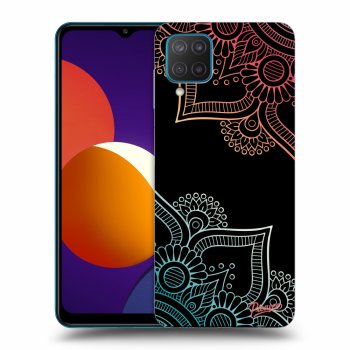 Szilikon tok erre a típusra Samsung Galaxy M12 M127F - Flowers pattern