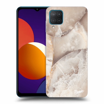 Szilikon tok erre a típusra Samsung Galaxy M12 M127F - Cream marble