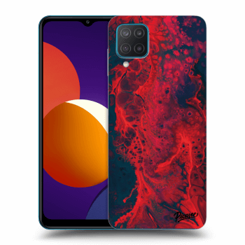 Szilikon tok erre a típusra Samsung Galaxy M12 M127F - Organic red