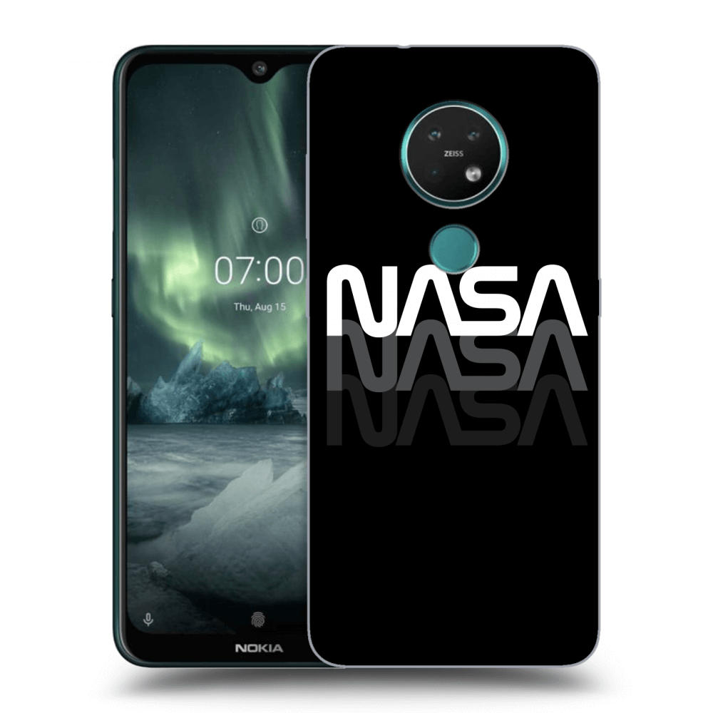 Picasee átlátszó szilikon tok az alábbi mobiltelefonokra Nokia 7.2 - NASA Triple