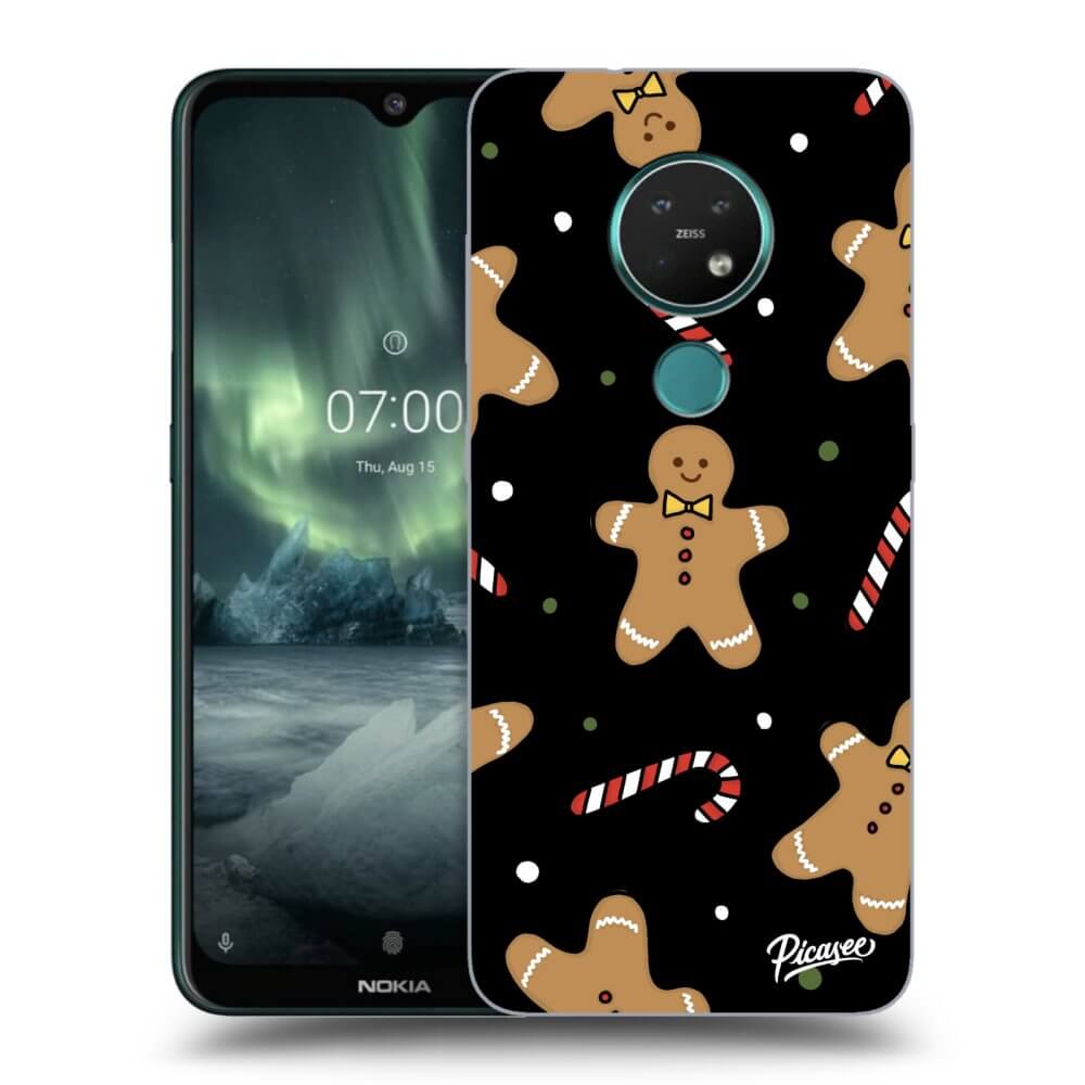 Picasee fekete szilikon tok az alábbi mobiltelefonokra Nokia 7.2 - Gingerbread