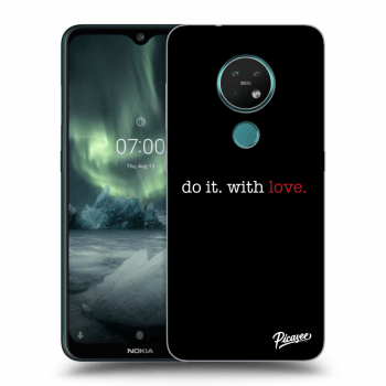 Picasee fekete szilikon tok az alábbi mobiltelefonokra Nokia 7.2 - Do it. With love.